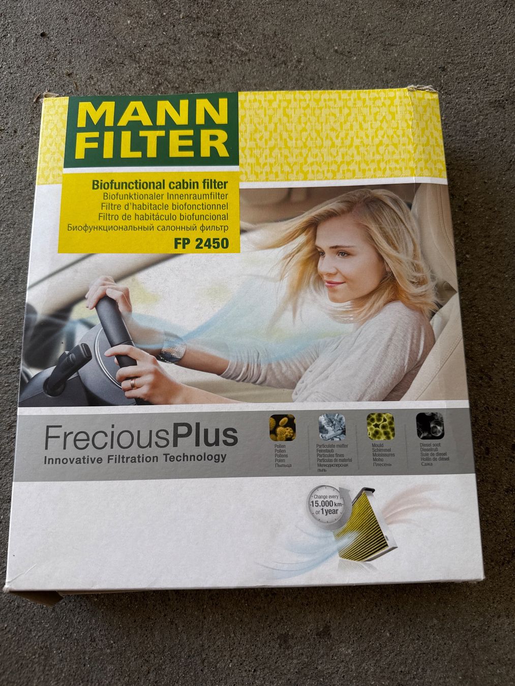Ventilation: MANN FILTER FP 2450 Biofunktionaler Innenraumfilter neu – D'occasion à Flumenthal par bnc_master