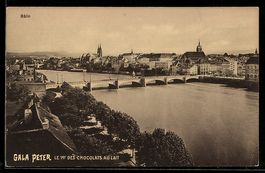 AK Basel, Pont et panorama urbain