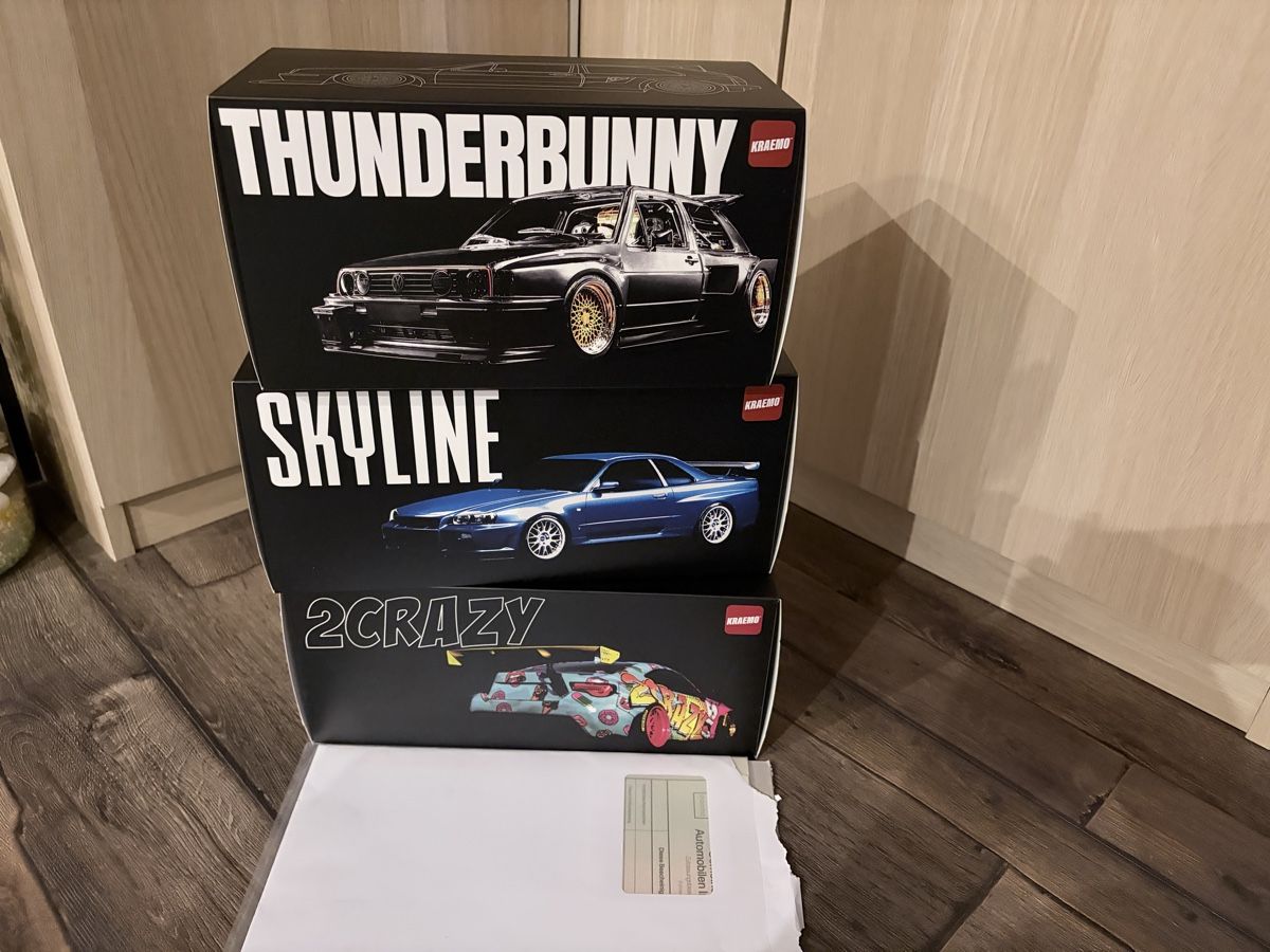 Modellautos: Kraemo 3er Set: Thunderbunny, Skyline, 2Crazy neu – Neu und originalverpackt aus Signau von Raii76 1