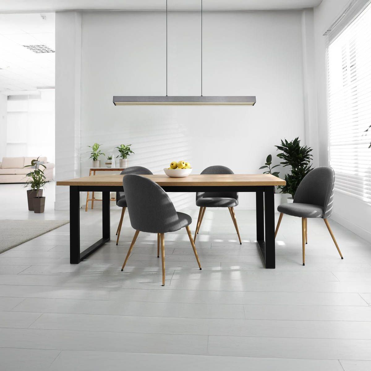 Lampadari & plafoniere: LED Pendelleuchte, CCT, 150 cm x 8 cm – Nuovo (secondo la descrizione) da Kreuzlingen venduto da Smart-Light 1