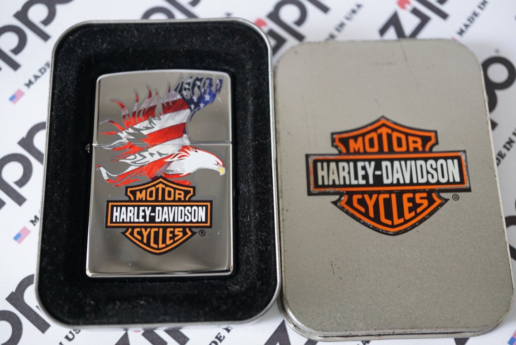 Zippo Briquets: ZIPPO Feuerzeug - HARLEY DAVIDSON® EAGLE - 2011 – Neuf (Voir description) à Mels par akaBella