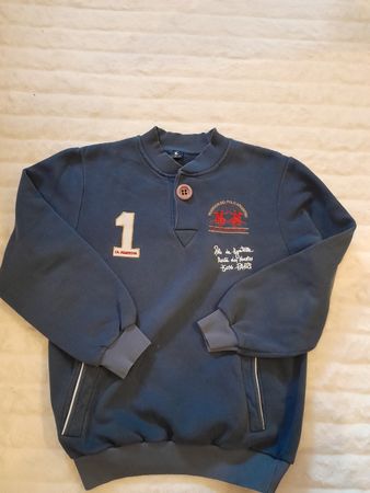 Pull La Martina bleu, taille M, equipe argentine vintage