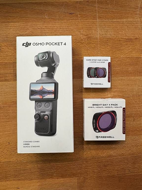 DJI Videocamere: DJI Osmo Pocket 4 Standard Combo Inkl. Filter – Usato da Zürich venduto da aliaskapal