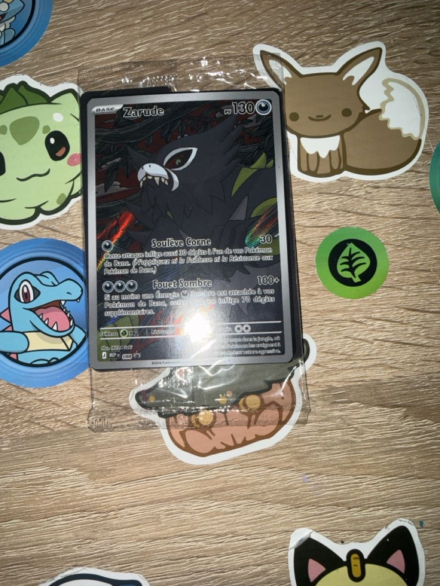 Pokémon Carte collezionabili: Zarude Promo – Nuovo e nell'imballaggio originale da St-Maurice venduto da Whatty