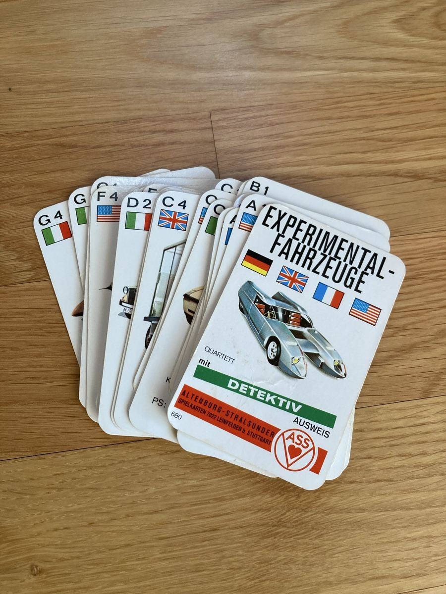 Spiele: Experimental Fahrzeuge Quartett – Gebraucht aus Burgdorf von Jointler 3