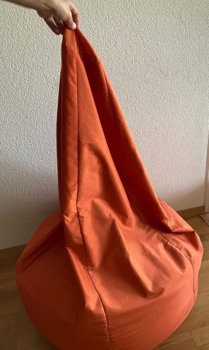 Sessel: Sitzsack orange – Gebraucht aus Bern von romanstutz 1