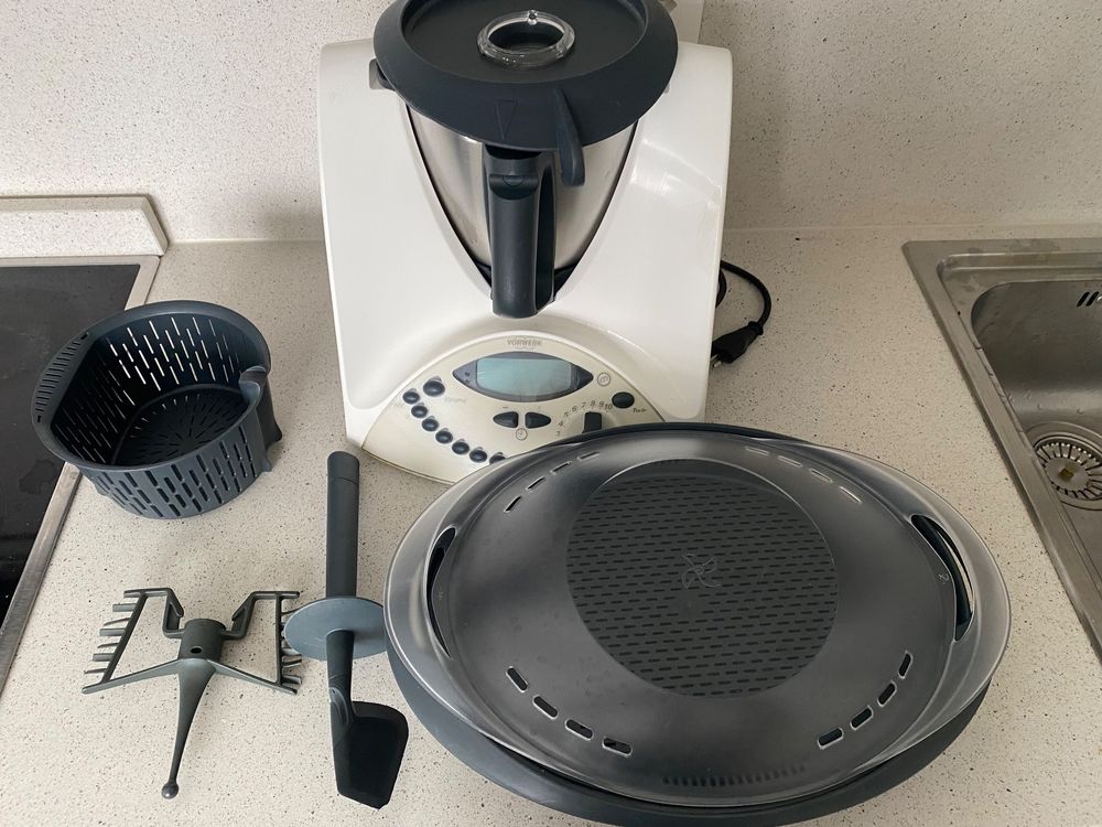 Robot BIMBY TM31 Vorwerk Completo Varoma LAME NUOVE ORIGINALI, VAROMA - Foto 3