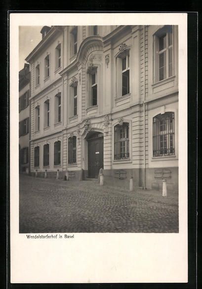 Ansichtskarten: AK Basel, Wendelstorferhof – Gebraucht aus Berlin von bartko-reher