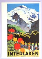 Plakat für Interlaken, 1935