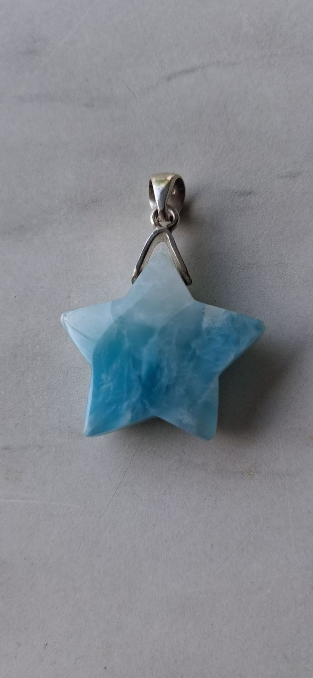 Pendentifs: Larimar Silber Anhänger "Stern" – Neuf avec emballage d'origine à Nürensdorf par Juergb