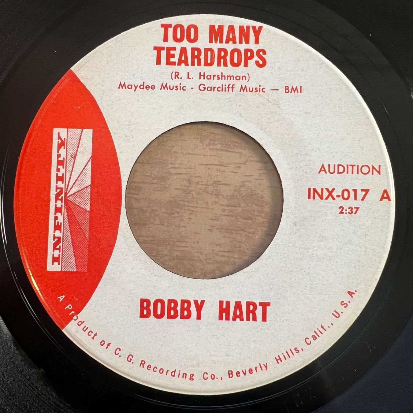 Dischi in vinile: Bobby Hart - Too Many Teardrops / 1. US-Press. 1962 – Usato da Gais venduto da soundcave57