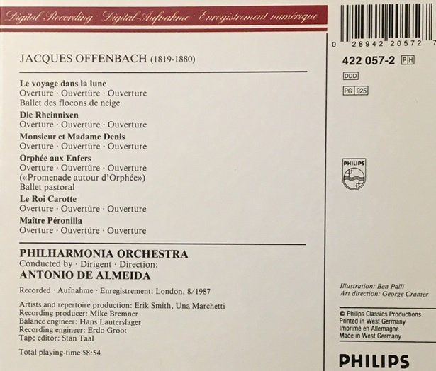 CD: Offenbach - Can Can - Overtures & Ballets – Usato da Grüningen venduto da azulblanco 1