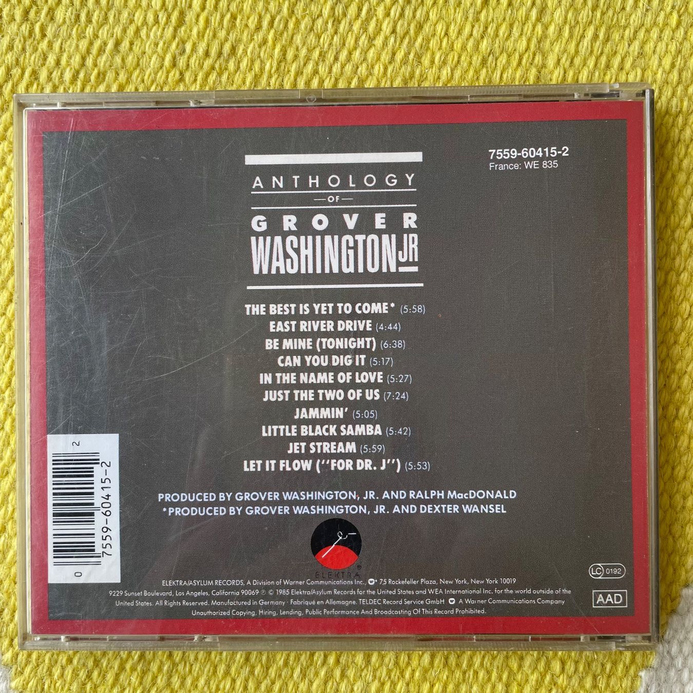 CD: GROVER WASHINGTON JR-ANTHOLOGY – Usato da Rorschacherberg venduto da CD-Roli 1