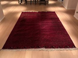 Teppich aus Indien (Kashmir), Baumwolle, 202x275cm, wie neu!