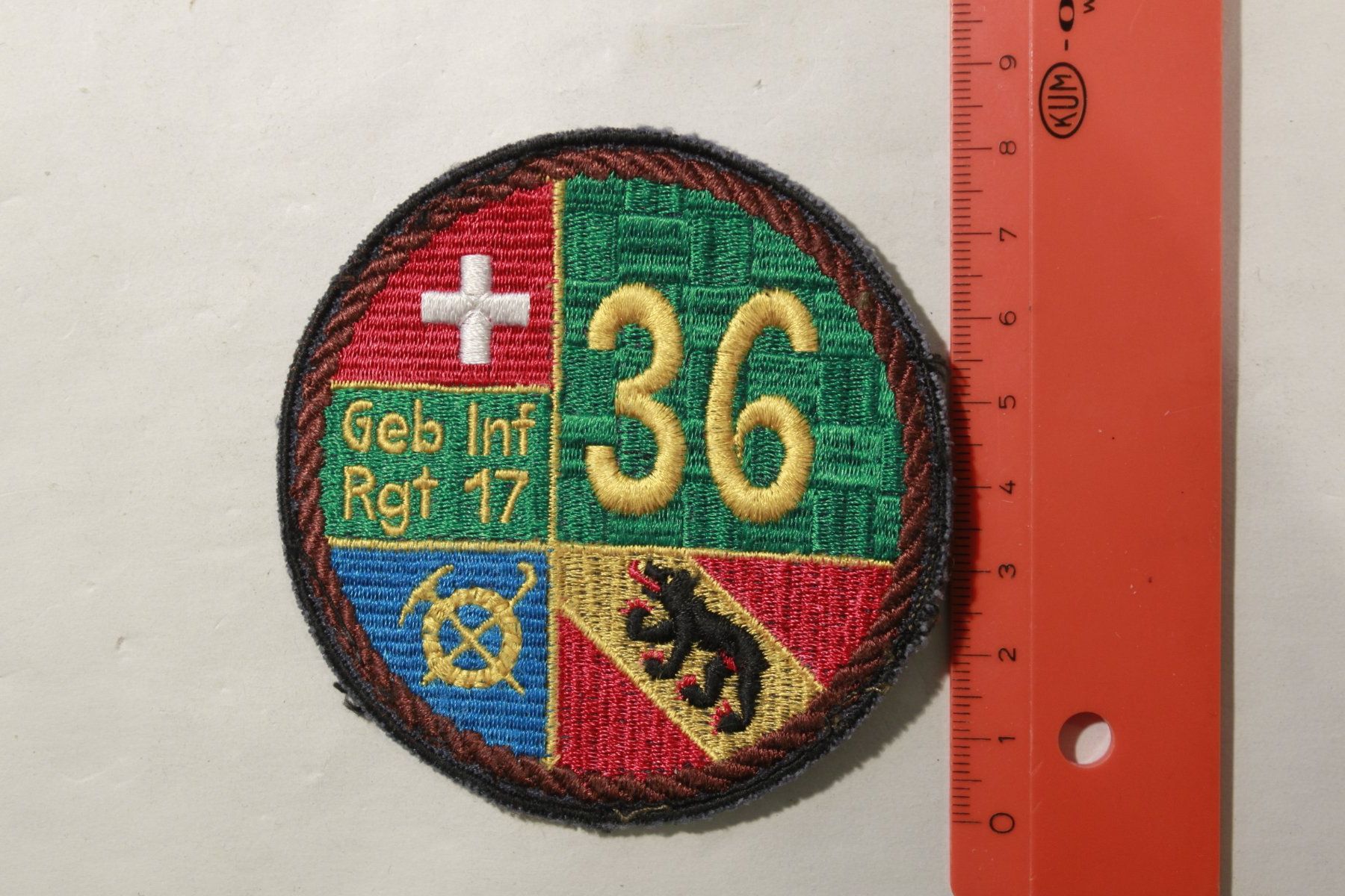 Armée suisse Plaquettes & Badges: rgt 17 36 – D'occasion à La plaine par 7A6T2ME