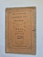 Topographische Karte Schweiz 1:100000 Thun Dienstexemplar