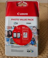 Canon PG-545XL black + CL-546XL color Patronen + Fotopapier