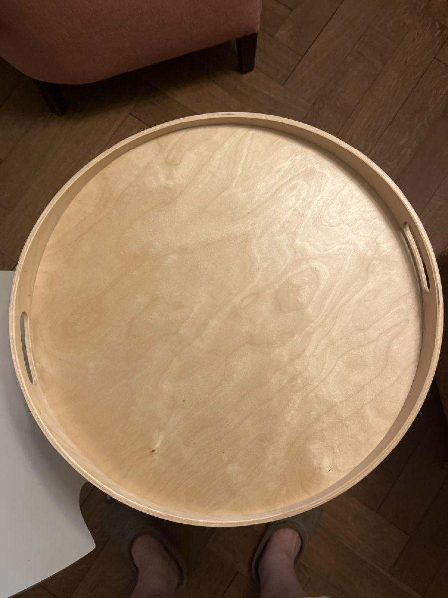Ikea Servierplatten: Ikea Scala Tablett Birke 44cm – Gebraucht aus Zürich von m..bruhn 2