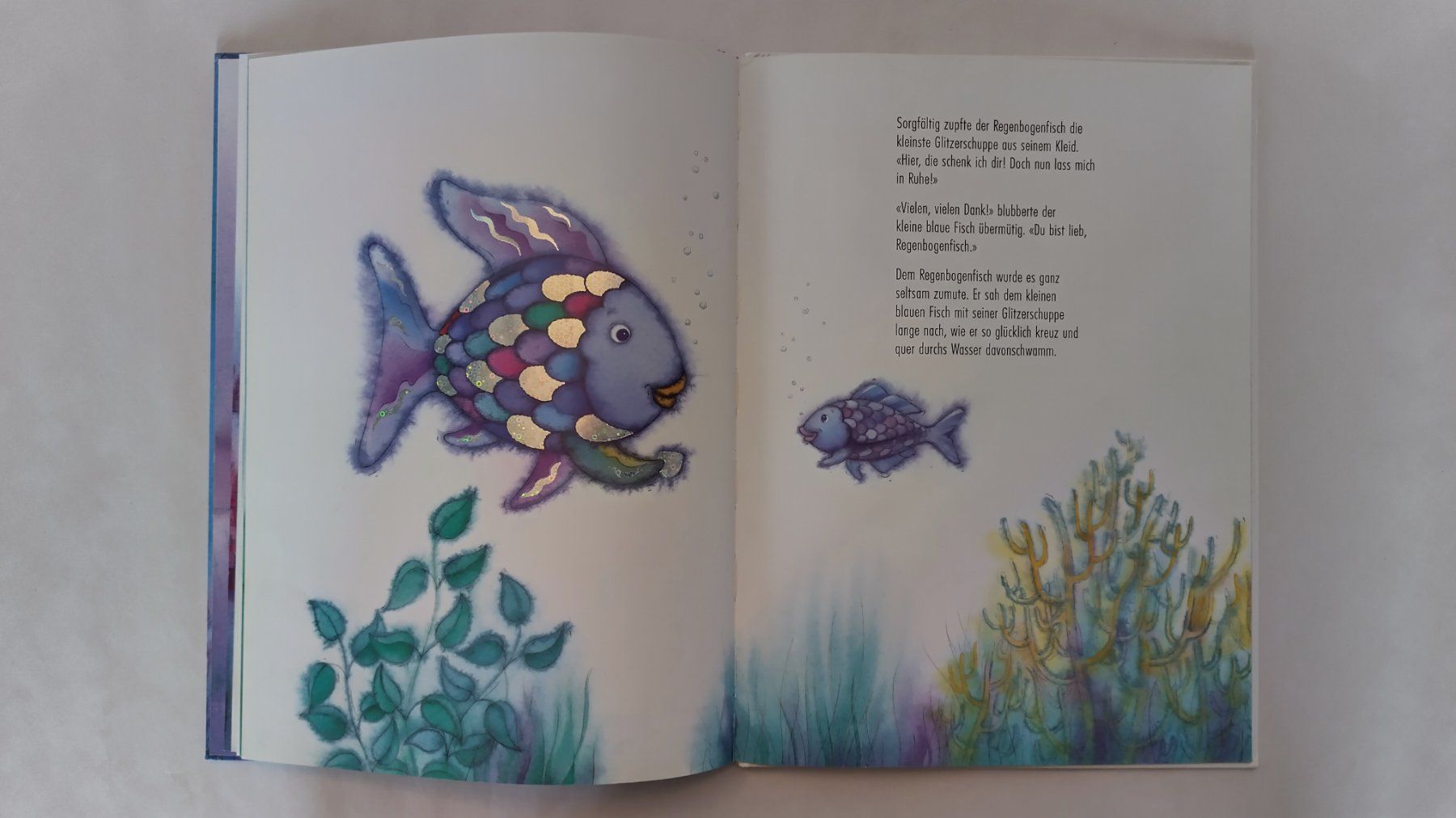 Bücher: Der Regenbogenfisch - Marcus Pfister / Bilderbuch ab Fr. 8.- – Gebraucht aus Bellach von JingleJerry 7