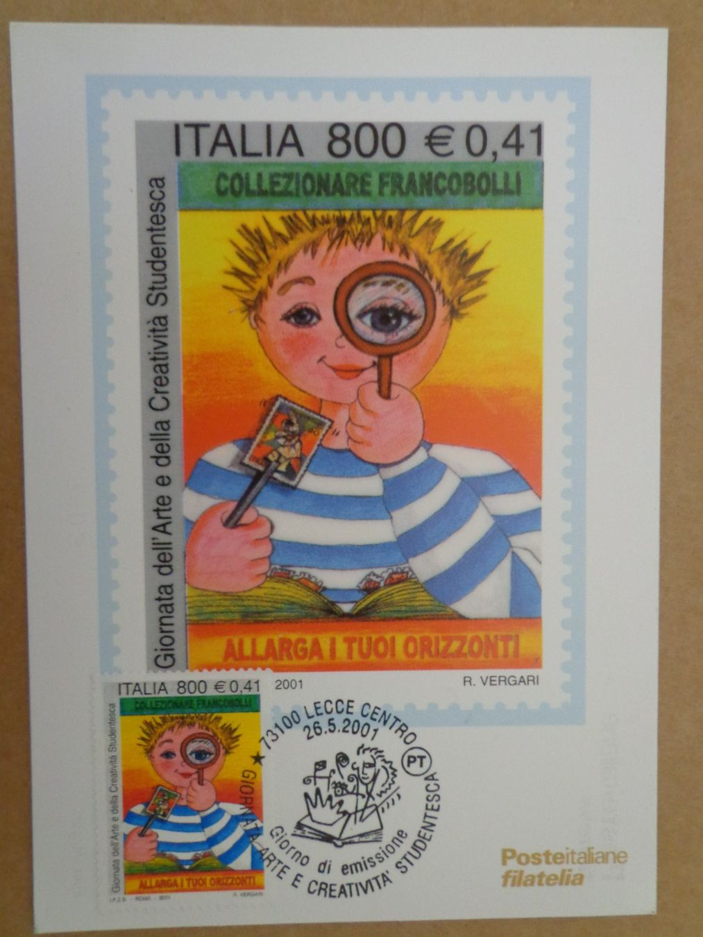 Tutti i francobolli: Maximumkarte MK 2001 ITALIEN – Nuovo (secondo la descrizione) da Le Locle venduto da aou_rf8w