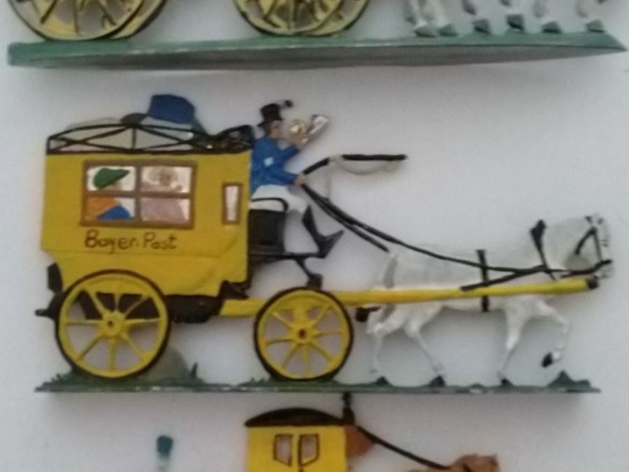 Statuette: Zinnfiguren Postkutschen – Usato da Basel venduto da Tatura 1
