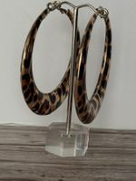 Modeschmuck - Creolen Leopard