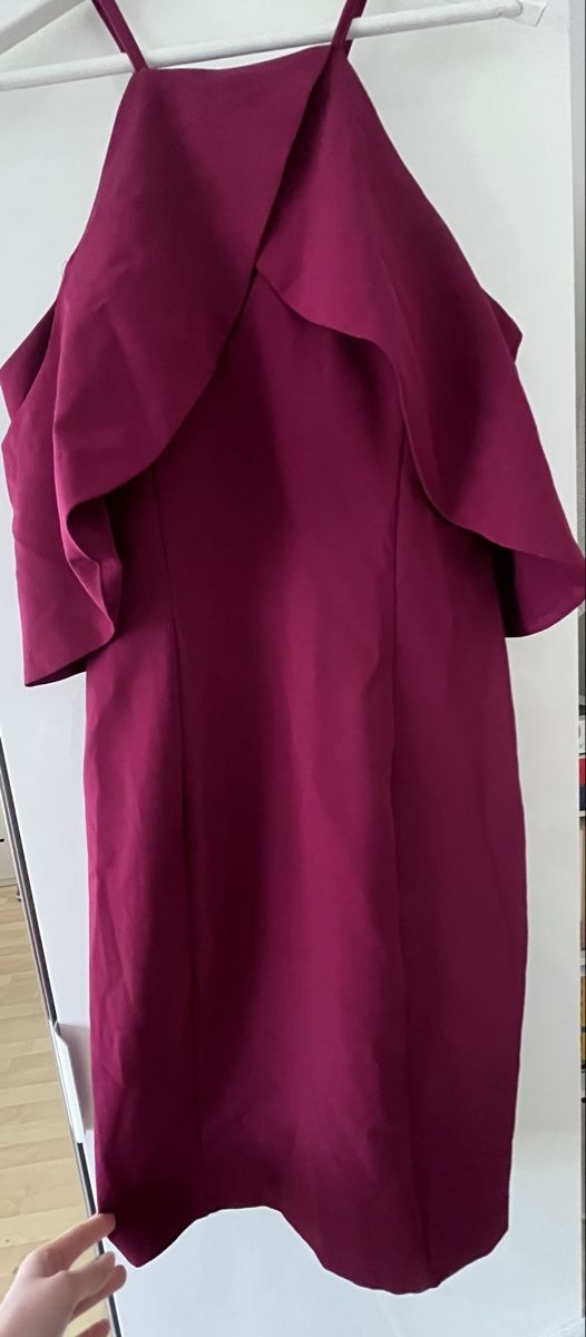 Vestiti: Bordeaux Kleid – Nuovo (secondo la descrizione) da Nussbaumen AG venduto da c.4