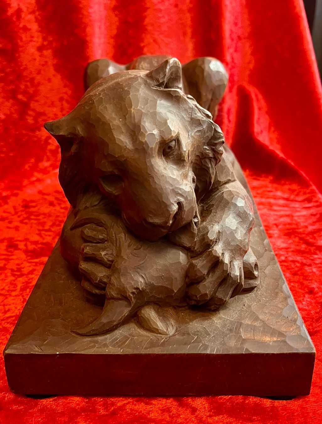 Sculture & Statue: Brienzer Schnitzerei junger Löwe, rar. – Usato da Kandergrund venduto da honey-art_and_more 2