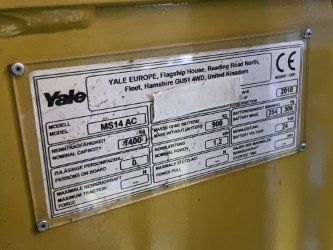Carrelli elevatori e a forche: Deichselstapler Ameise Yale MS14 AC – Usato da Aarberg venduto da kreuzagrar3270 6