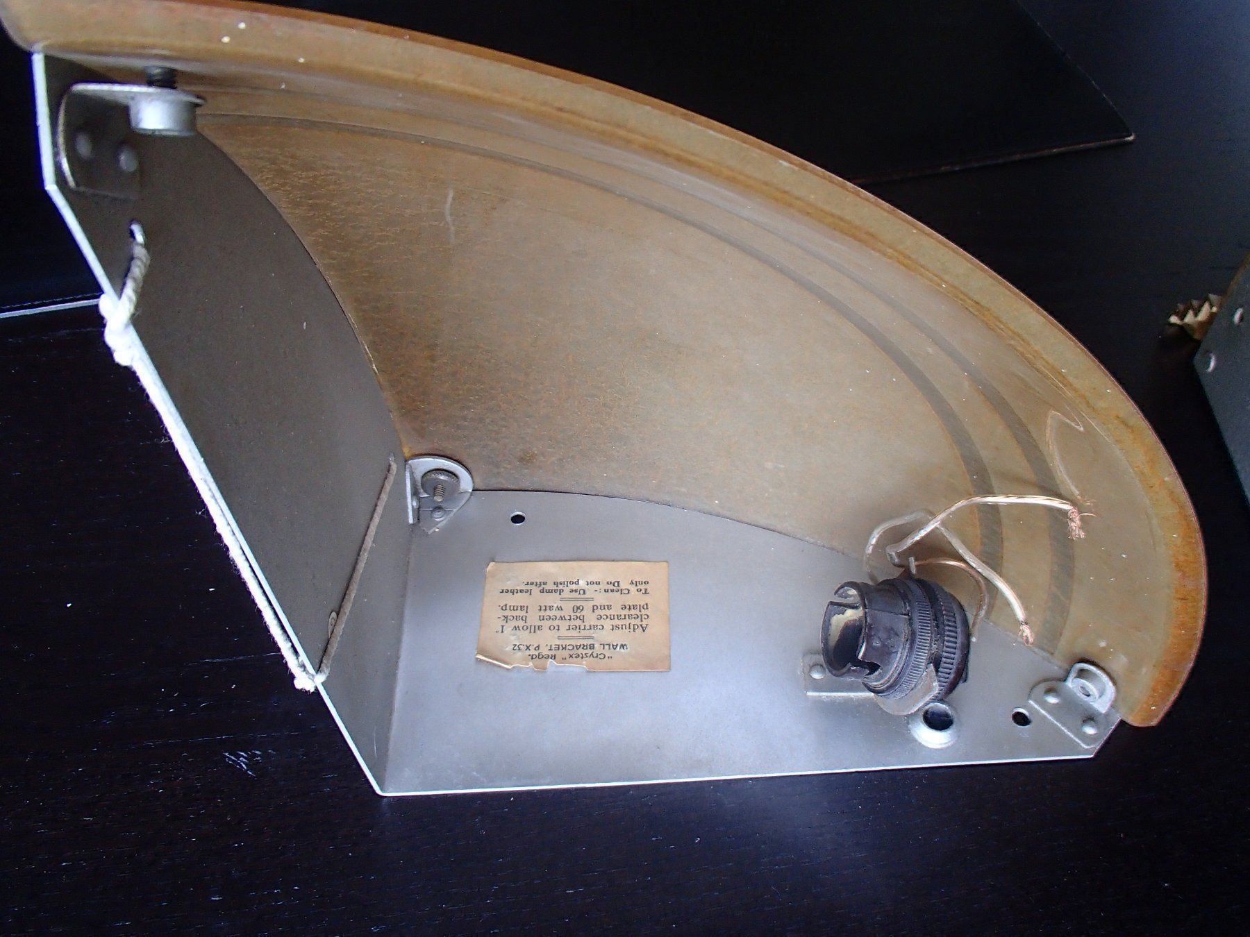 Lampade: Art Deco Eck Wandappliquen Bakelit – Usato da Schöfflisdorf venduto da pullux 7