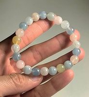 Bracelet en béryl multicolore 7. 5mm