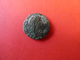 uralte Bronzemünze 16 mm     1.63 g