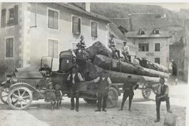 St-Ursanne / transport de bois