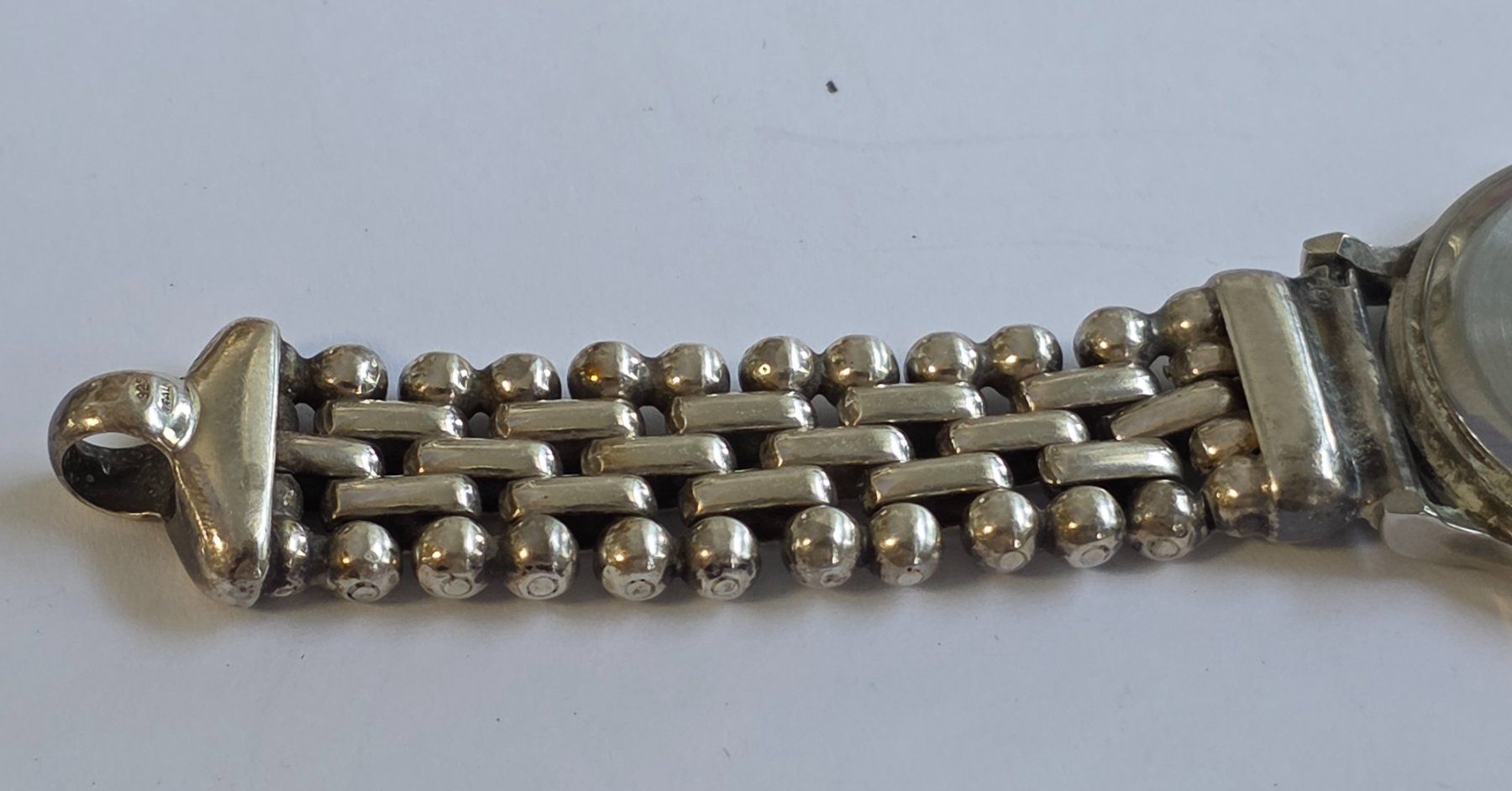 Orologi: Armbanduhr aus Silber  Perlmutter Zifferblatt – Nuovo (secondo la descrizione) da Zürich venduto da benedikt12 5
