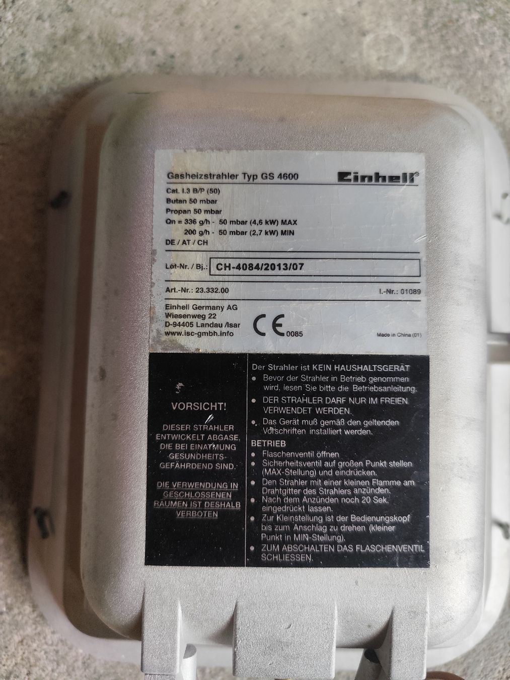 Radiateurs: Gasheizstrahler – D'occasion à Hellbühl par 30R_R30 2