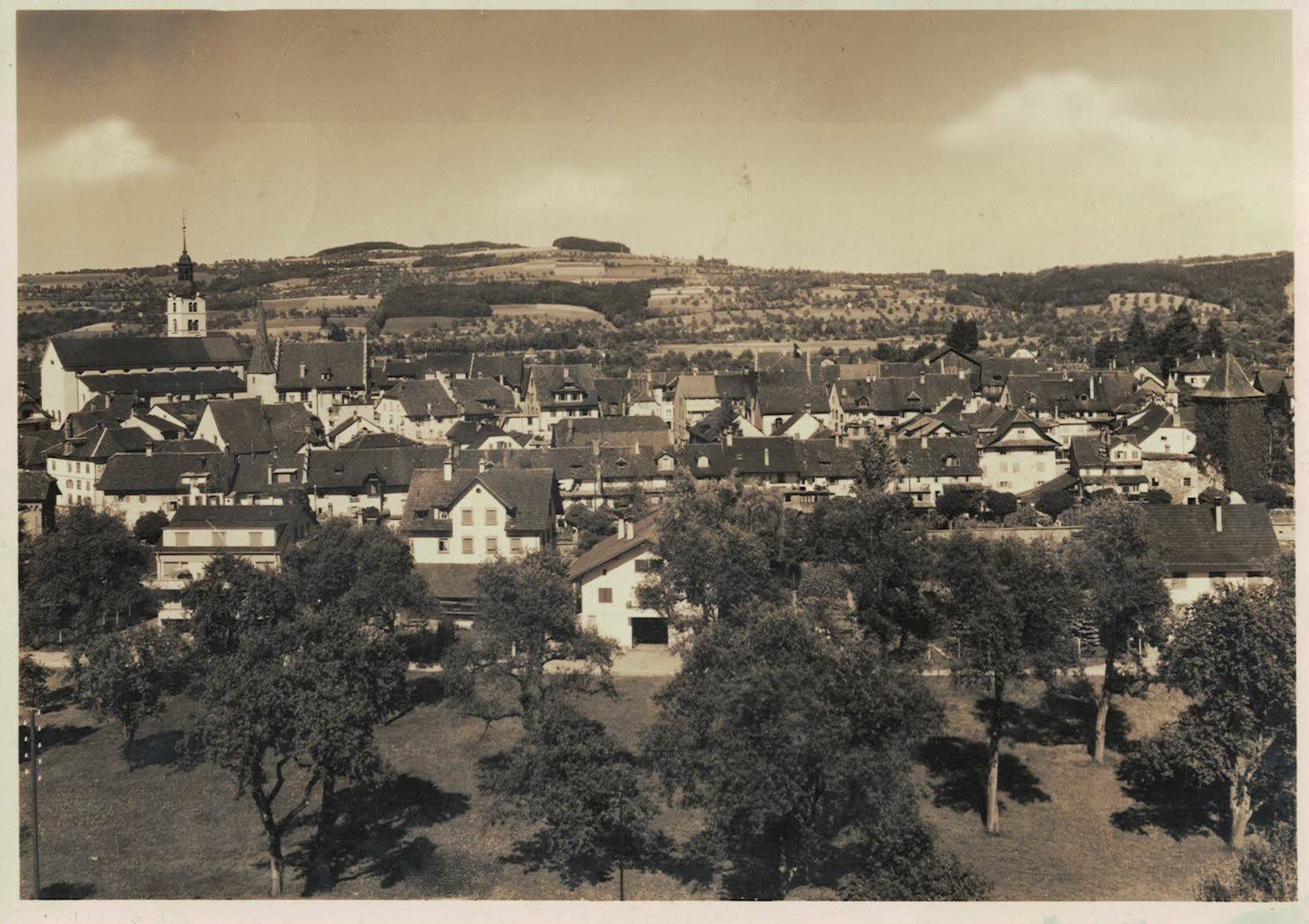 Cartoline postali: Sursee LU Ortsansicht Nr.1858 , 1948 – Usato da Solothurn venduto da Bepposol