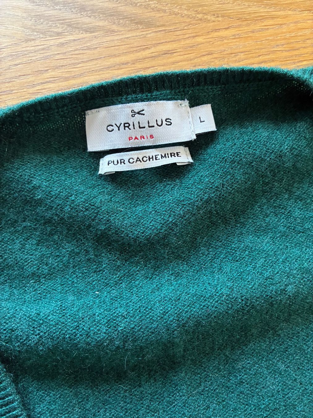 Cyrillus Maglioni & Felpe: Pull Cyrillus pur cachemire vert taille L – Usato da Confignon venduto da Gd8 1