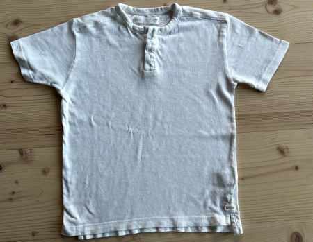 ZARA Kids Henley T-Shirt – Grösse 122 – Weiss