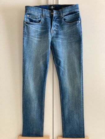 7 for all Mankind Jeans, hellblau, Gr. 32