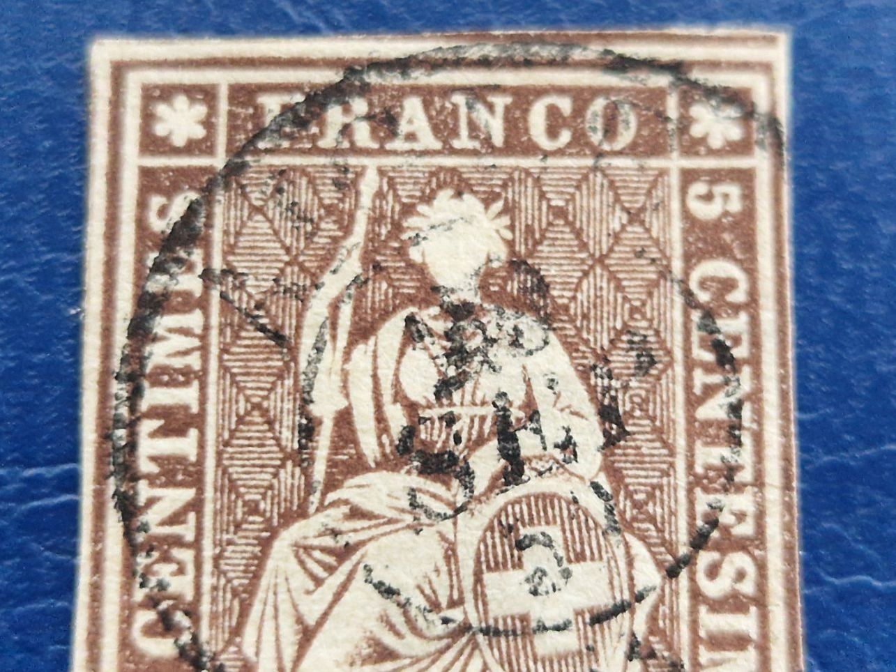 Tous les timbres: Strubel 22D, breite Ränder, ab 1.- – D'occasion à Burgdorf par Glossy01 1