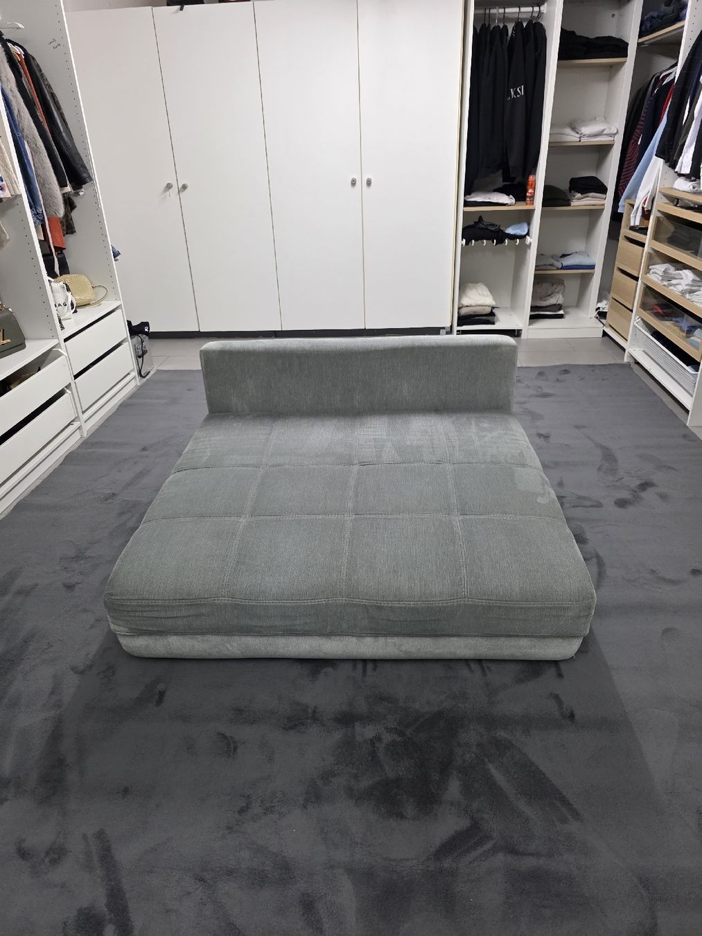Conforama Divani: Gemütliches Ecksofa / Schlafsofa mit Bettfunktion, Grau – Usato da Amriswil venduto da dub_sym9