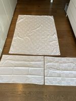 Bettwäsche weiss 160cmx124cm 2 Kissen 98cmx63cm