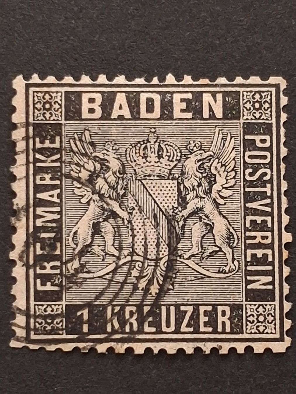 Tous les timbres: Baden Mi-Nr.9  gestempelt  30 Fr – D'occasion à Kriens par Nidfeld45 1