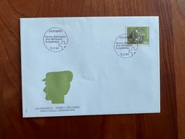 FDC Abart 1994 Oliv Kittel 843a Rarität!!!!  (M744)