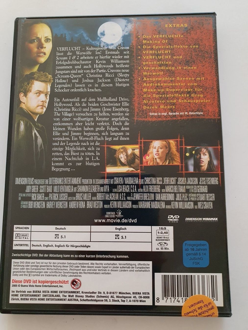 Tutti i DVDs: Verflucht DVD – Usato da Oberdorf BL venduto da BaldenEagle 1