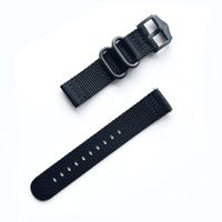 Bracelet en Nylon noir 20 mm