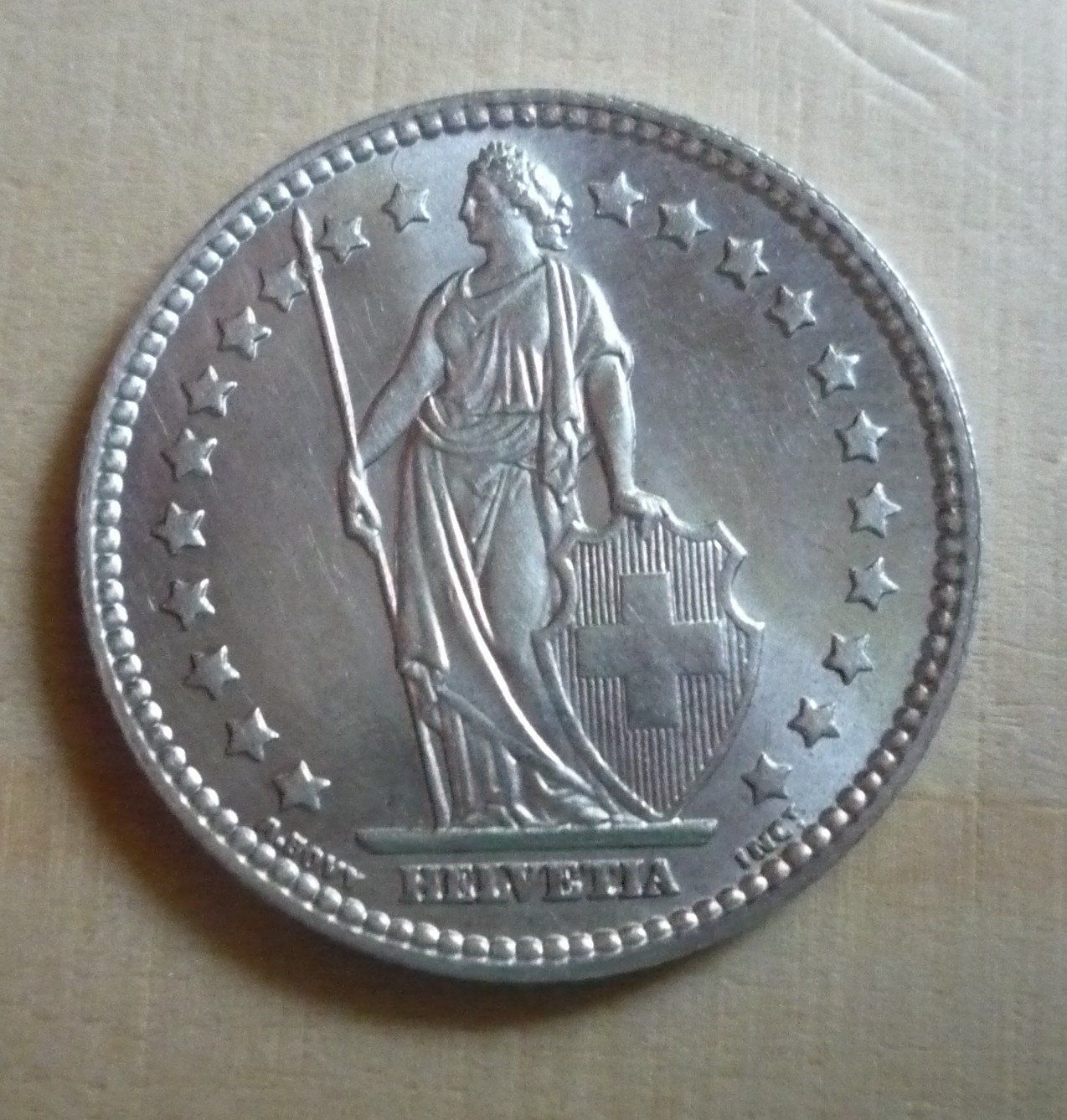 Tutti le monete: 1 Franken 1914, stgl, KW CHF 100.-- – Usato da Rieden SG venduto da Sammelfreund 1
