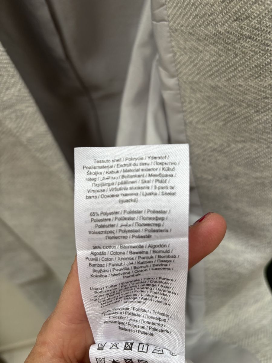 Only Giacche: ONLY Blazer, Frühlingsjacke, hellgrau, Gr. S, neuwertig – Usato da Mühlau venduto da martiniii 2