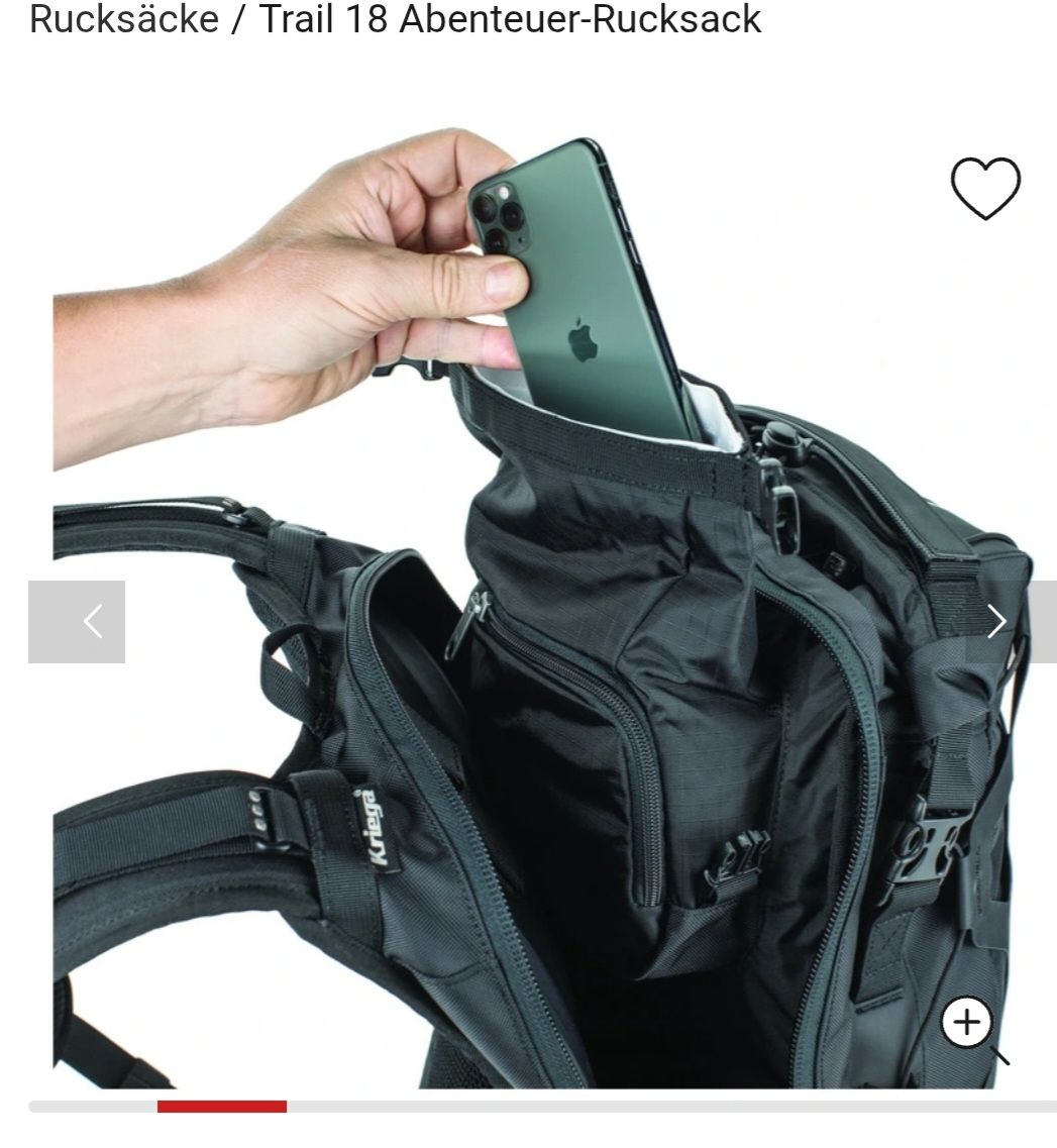 Kriega Zaini: Trail 18 Abenteuer-Rucksack – Usato da Raperswilen venduto da BojcK 2