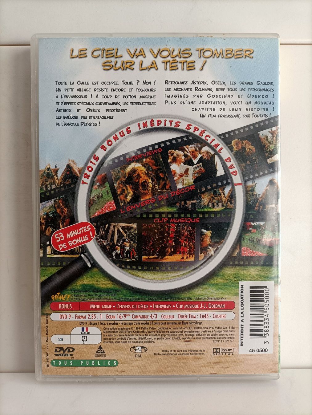 DVD Astérix et Obélix contre César (fr) Gérard Depardieu (D #39 occasion) à